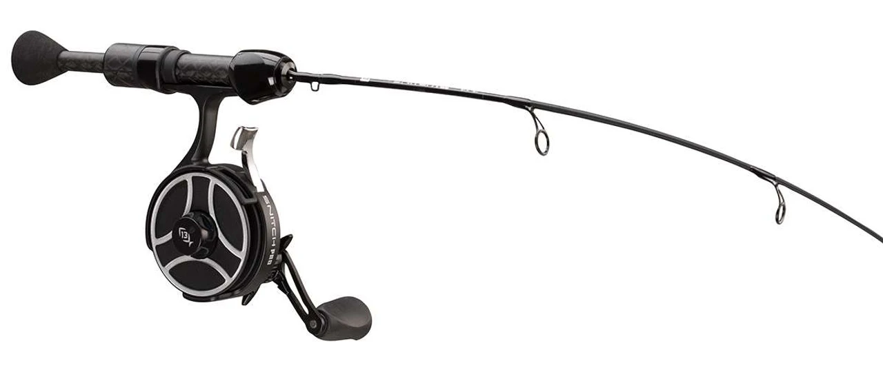 13 Fishing SNPFF-23-RH The Snitch Pro/FreeFall Ghost Inline Ice Combo
