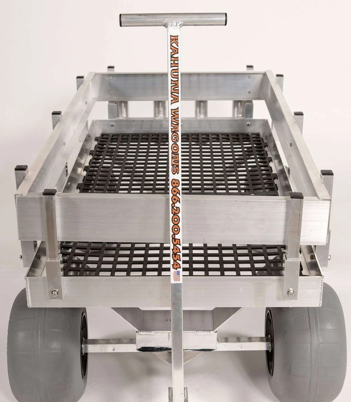 Alumacart Big Kahuna Beach Wagon W/UV Decking - Image 2