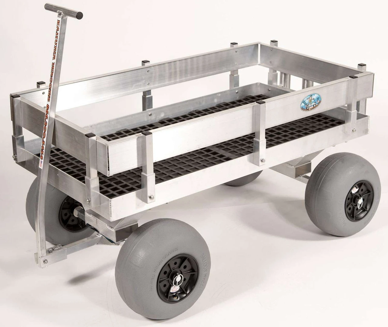 Alumacart Big Kahuna Beach Wagon W/UV Decking