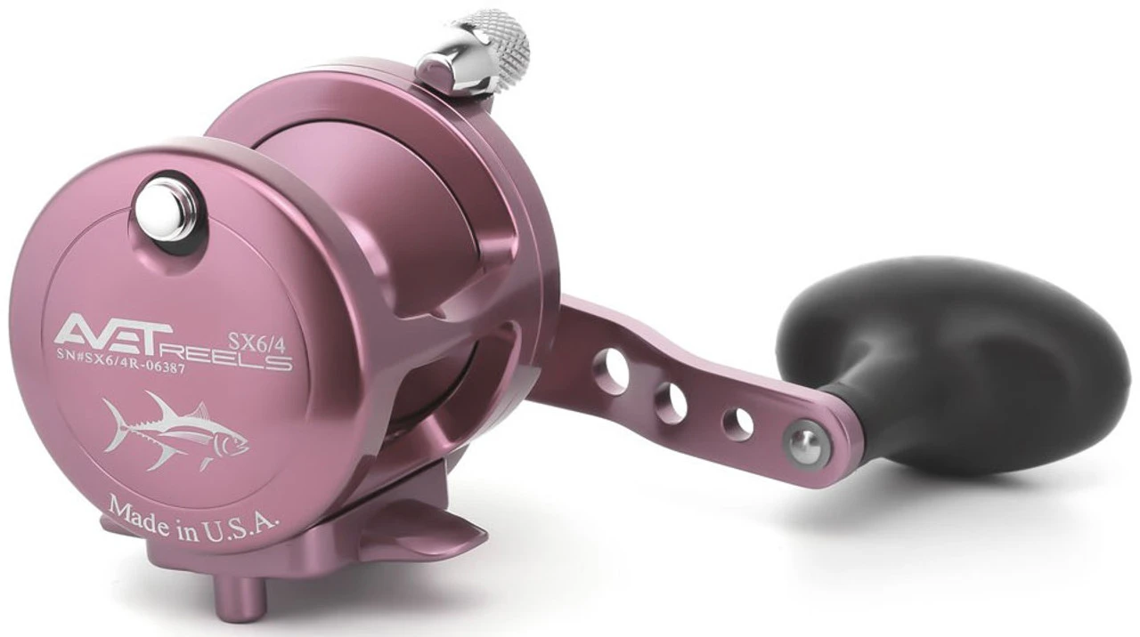 Avet SX 6/4 2-Speed Lever Drag Casting Reel - Pink