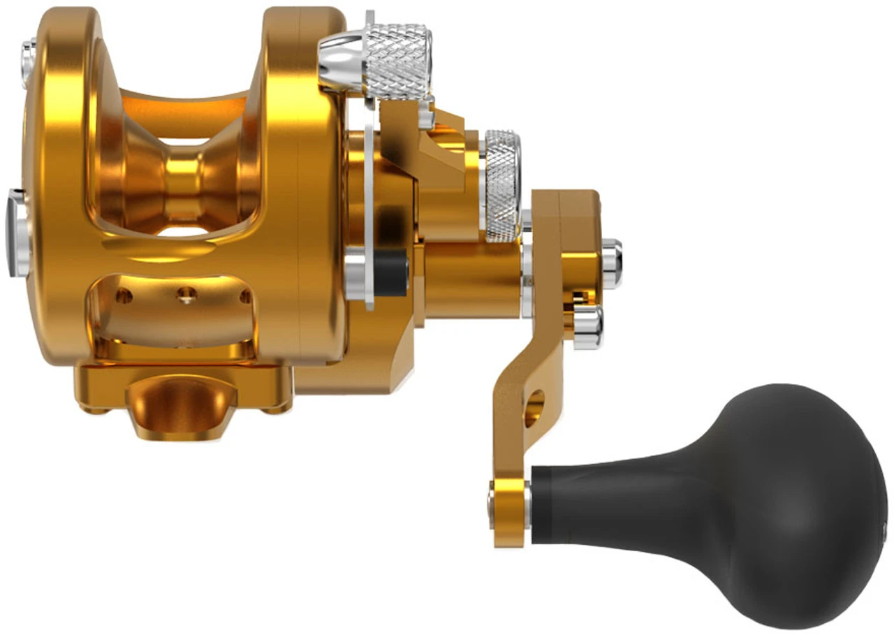 Avet SXJ 6/4 MC Raptor 2-Speed Lever Drag Casting Reel Gold - Image 3