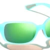 Bajio Balam Sunglasses - Cenote Blue Gloss Frame/Grey Glass Lens