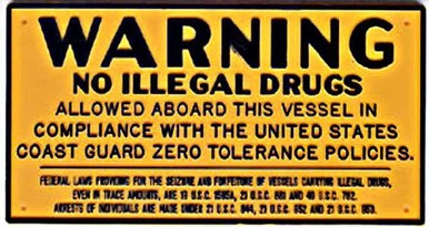 Bernard Drug Warning Plaque
