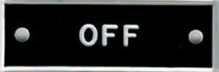 Bernard IP015 Off 1.5in Identi-Plate