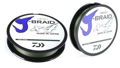 Daiwa J-Braid X4 Dark Green Line - 150yds With Line Cutter