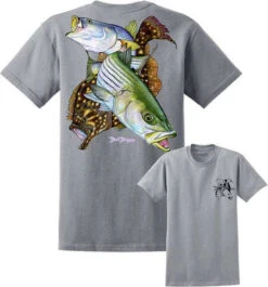 David Dunleavy DDM8024 Inshore Slam SS T-Shirt - Silver