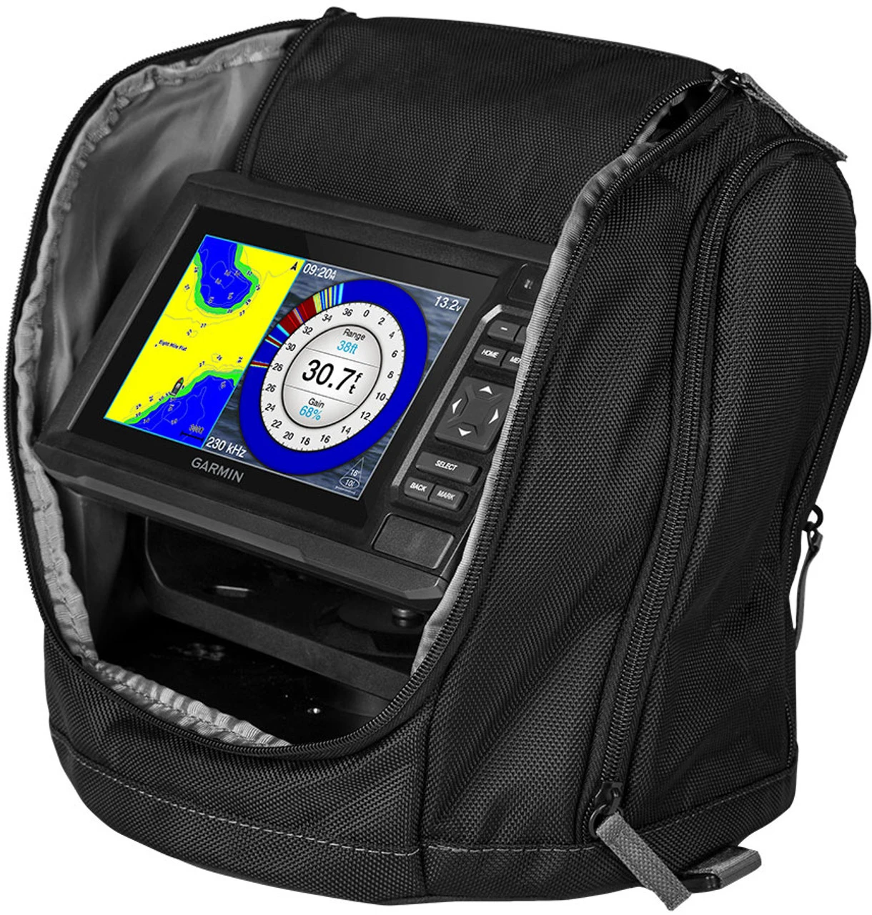 Garmin ECHOMAP Plus 63cv Ice Fishing Bundle W/ GT8HW-IF Transducer - Image 2