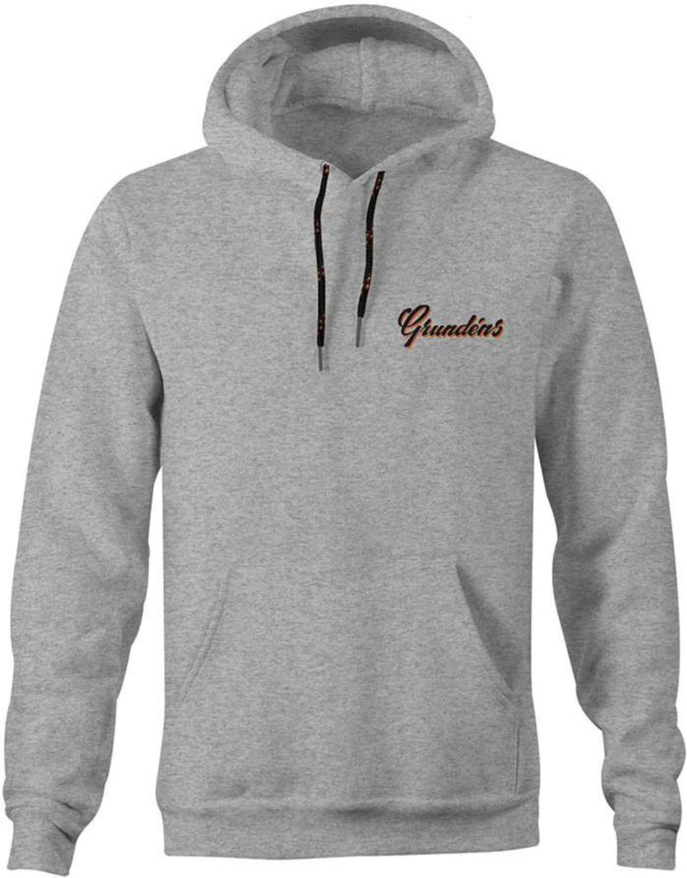 Grundens Displacement DWR Hoodie - Athletic Heather - Image 2