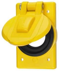 Hubbell 74CM25WOA Weatherproof Plate - 30 Amp - New Style 26CM10A