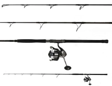 Ocean Tackle International OTI-TS286080 Popping Rod/Daiwa Certate SWG18000-H SW Spinning Reel Combo