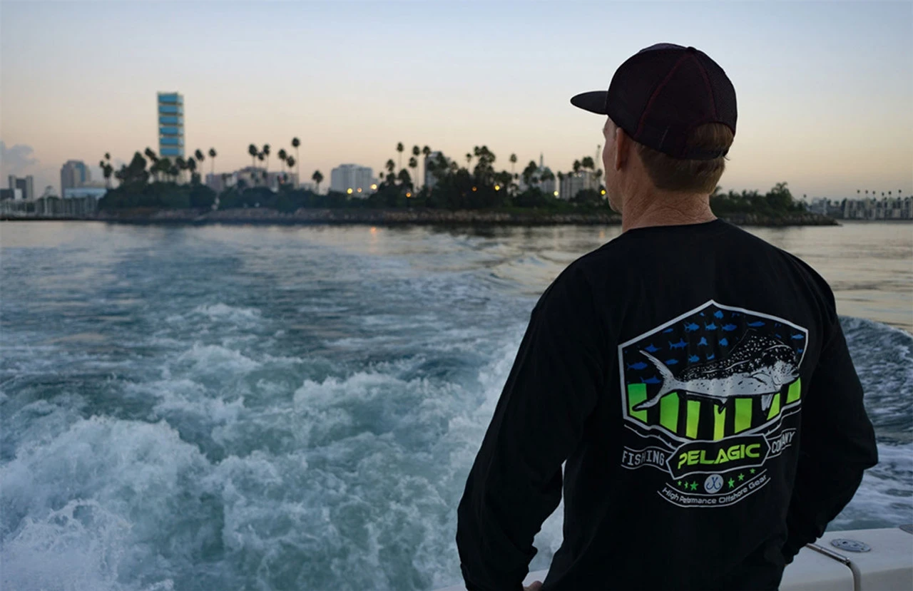 Pelagic Patriot Dorado Long Sleeve T-Shirt - Image 3