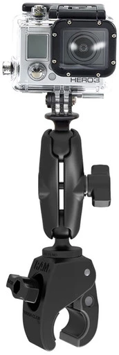 RAM Mounts Small Tough-Claw Mount W/ Action Camera Adapter