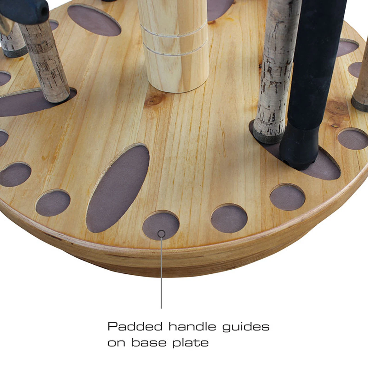 Rush Creek Creations Round 30 Fishing Rod Rack - Image 5