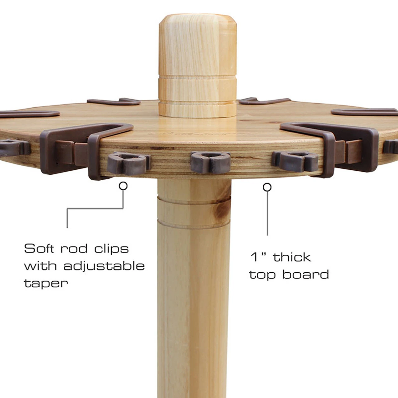 Rush Creek Creations Round 30 Fishing Rod Rack - Image 7