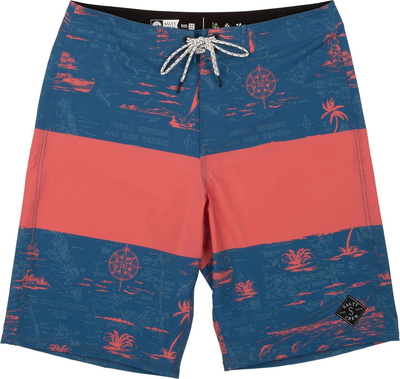 Salty Crew Topwater Boardshort - Oxford - 32