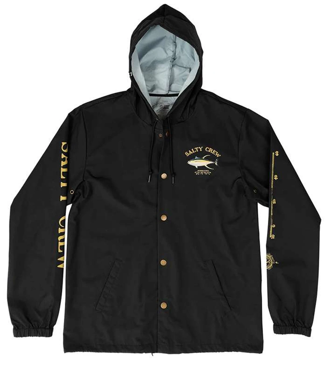 Salty Crew Ahi Mount Snap Jacket - Black - 2X-Large