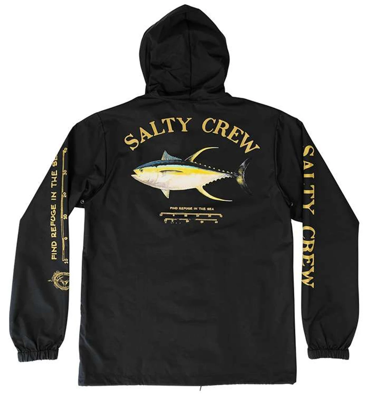 Salty Crew Ahi Mount Snap Jacket - Black - 2X-Large - Image 2