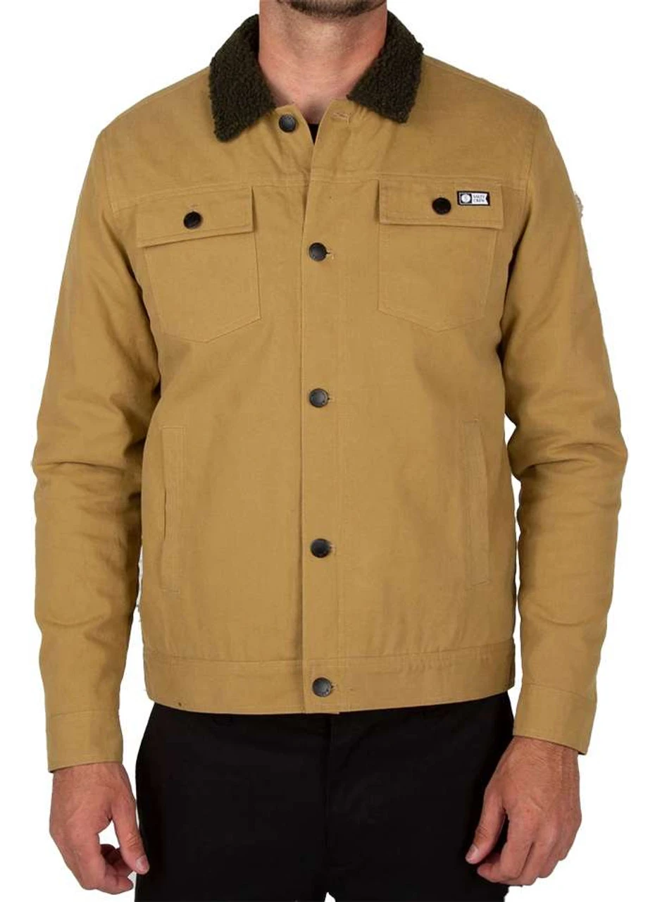 Salty Crew Bait Barge Jacket - Workwear Brown