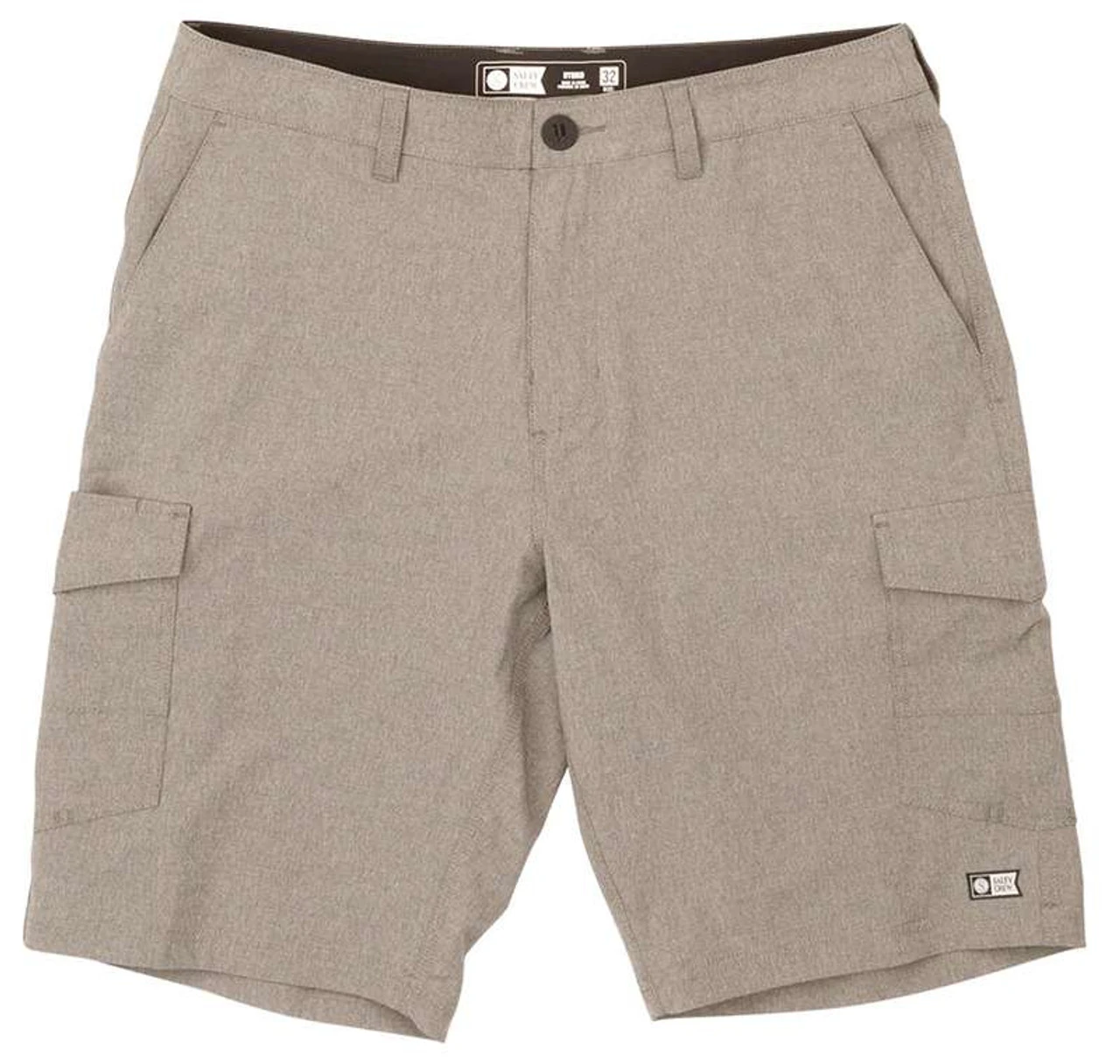 Salty Crew Drifter 2 Cargo Hybrid Short - Gray - 36