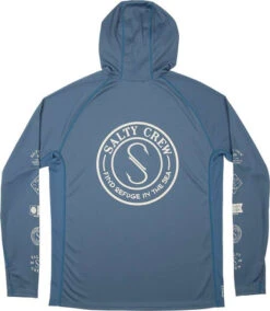 Salty Crew Palomar Pinnacle Plus Hood - Harbor Blue - Small