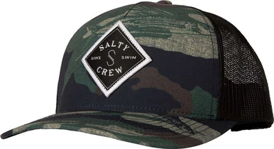 Salty Crew Sealine Retro Trucker Hat - Camo