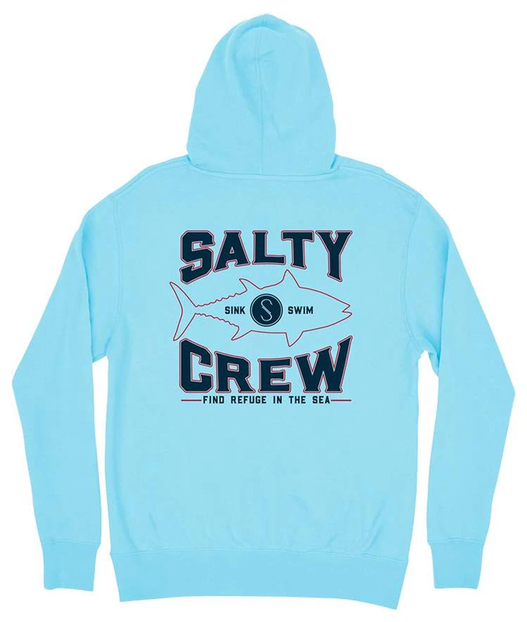 Salty Crew Tight Lines Fleece - Light Blue - X-Large