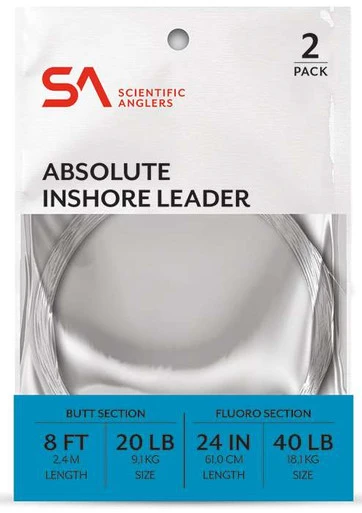 Scientific Anglers Absolute Inshore Leader - 2pk