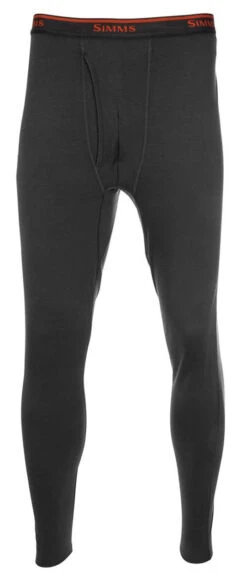 Simms Lightweight Base Layer Bottom - Carbon - X-Large