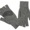 Simms Wool Half Finger Mitt - Steel