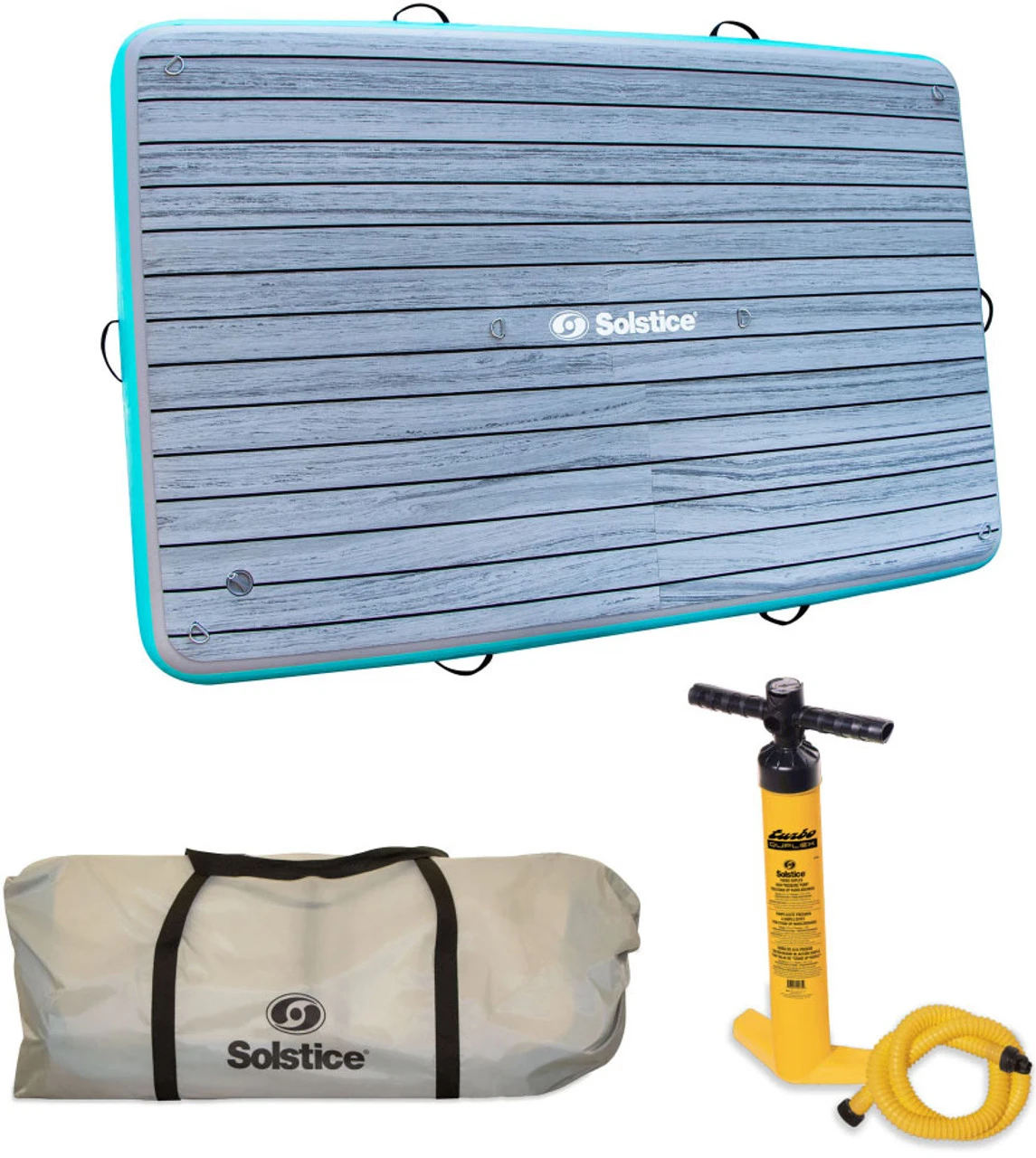 Solstice Watersports Inflatable Luxe Tract Dock - 8 Ft. X 5 Ft. - Image 2