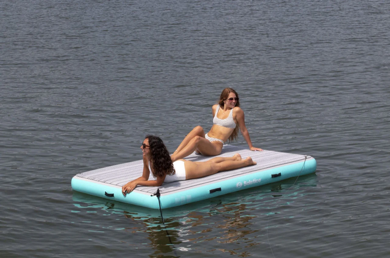 Solstice Watersports Inflatable Luxe Tract Dock - 8 Ft. X 5 Ft. - Image 4