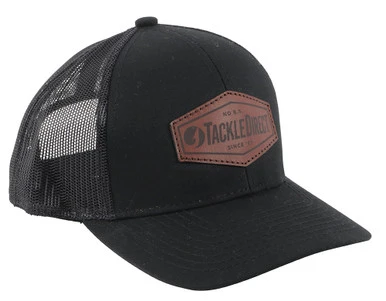 TackleDirect Leather Patch Trucker Hat