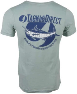 TackleDirect Marlin Short Sleeve T-Shirt - Heather Sage - X-Large