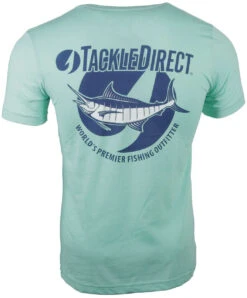 TackleDirect Marlin Short Sleeve T-Shirt - Heather Seafoam - Medium