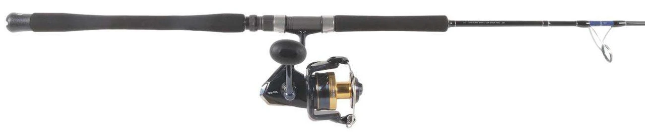TackleDirect TDSSJ561MH/SPSW6000HGA Spheros Silver Hook Jigging Combo - Image 2