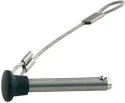 TACO Stainless Steel Pin & Lanyard W/ Plastic Knob