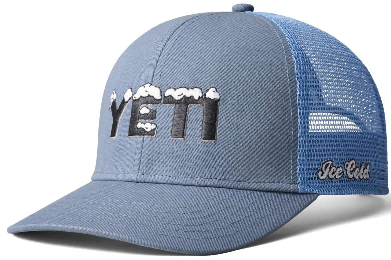 Yeti Cool Ice Trucker Hat - Stone Blue