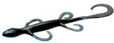 Zoom Lizard Bait - 6in - Black Sapphire